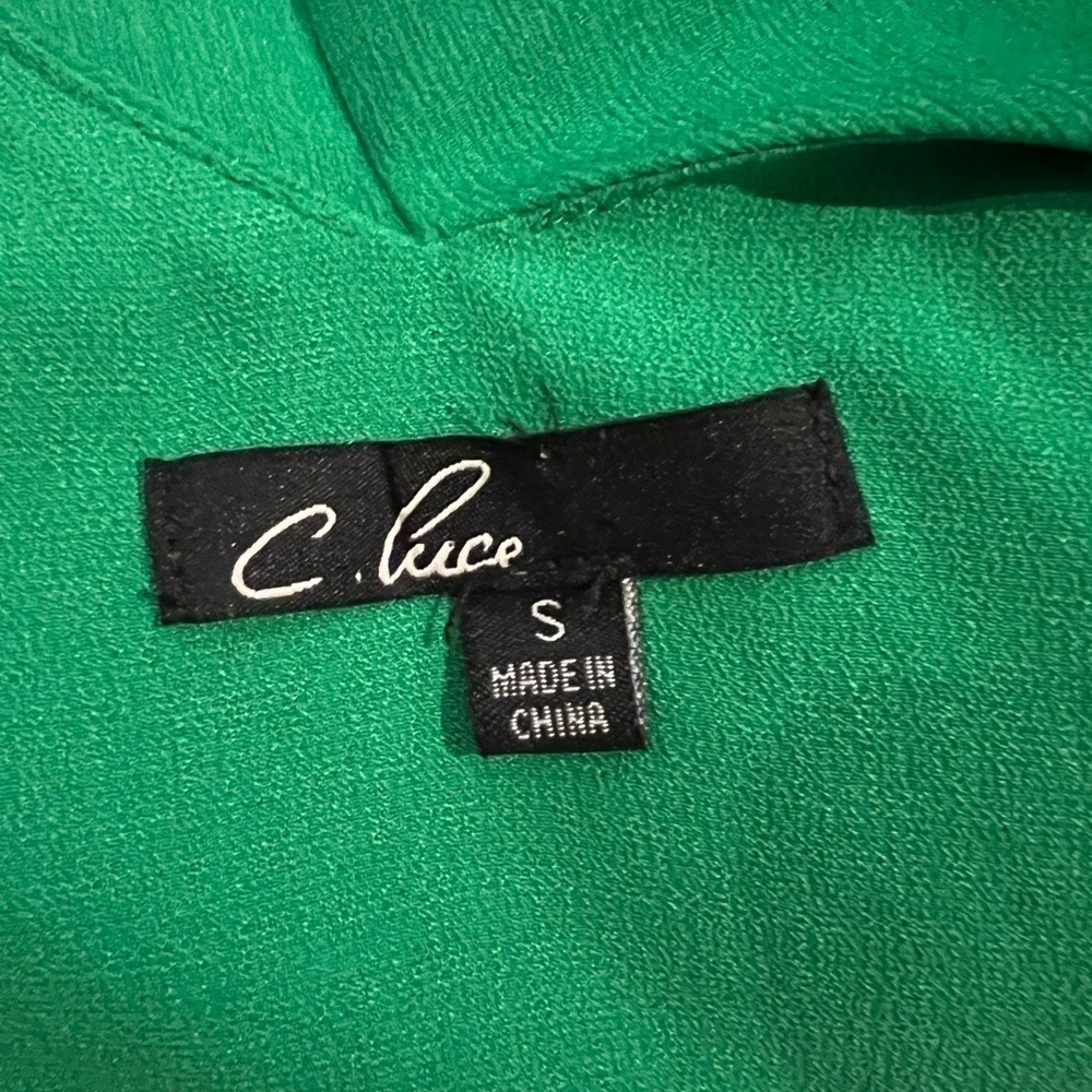 C Luce green off the shoulder top - Picture 6 of 7